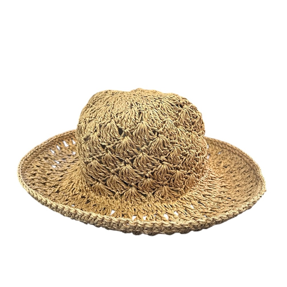 Banana Republic Crochet Bucket Hat Color Tobacco - Picture 1 of 4
